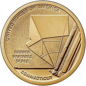 2020 1-dollar - P - Connecticut reverse